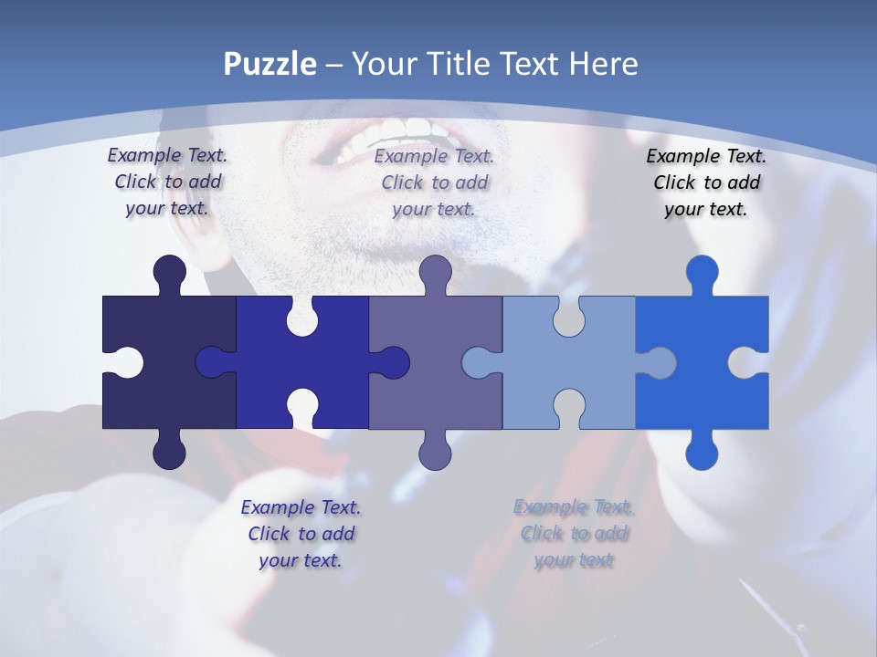 Attentive Intent Gaze PowerPoint Template