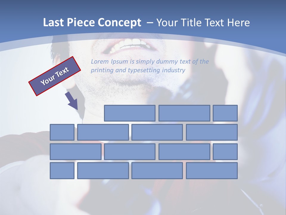 Attentive Intent Gaze PowerPoint Template