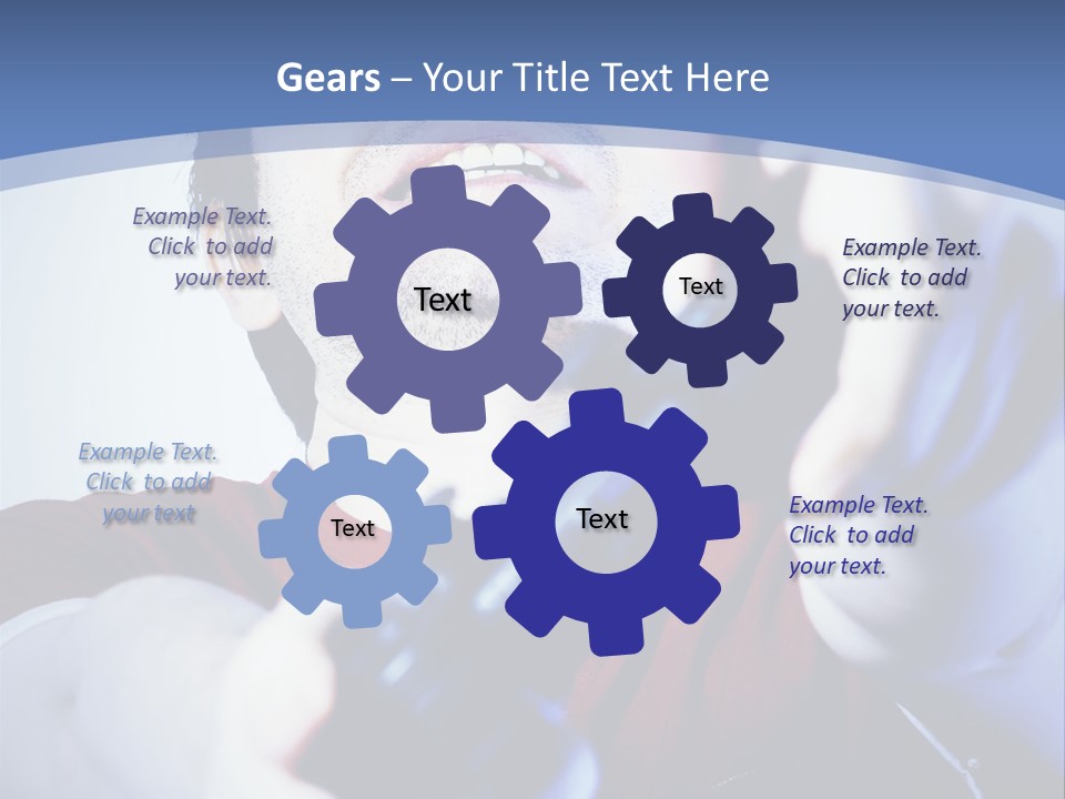 Attentive Intent Gaze PowerPoint Template