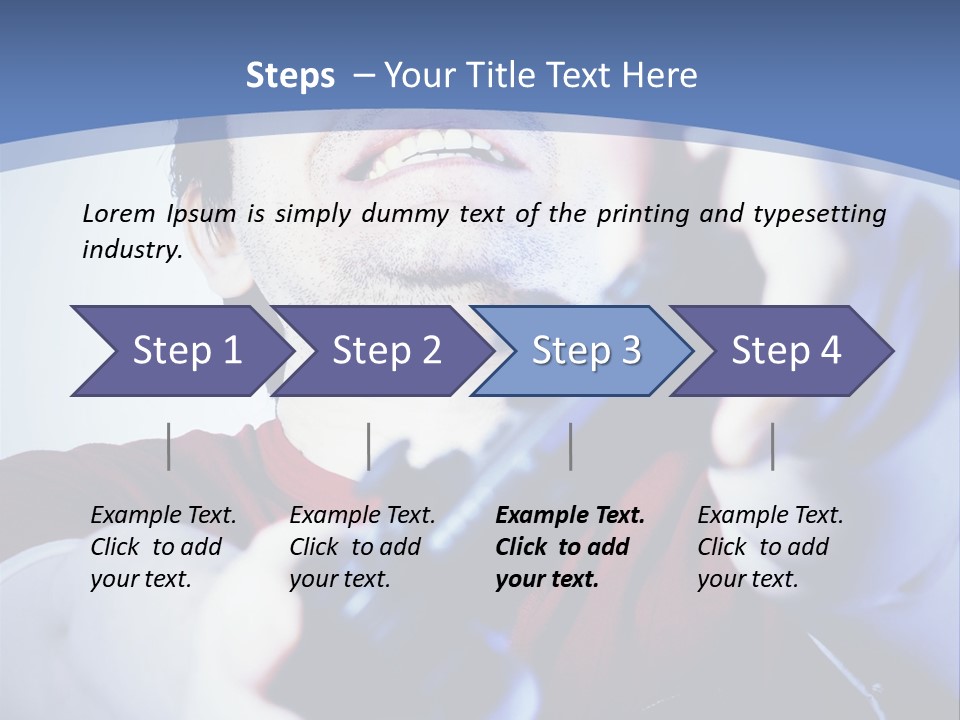 Attentive Intent Gaze PowerPoint Template