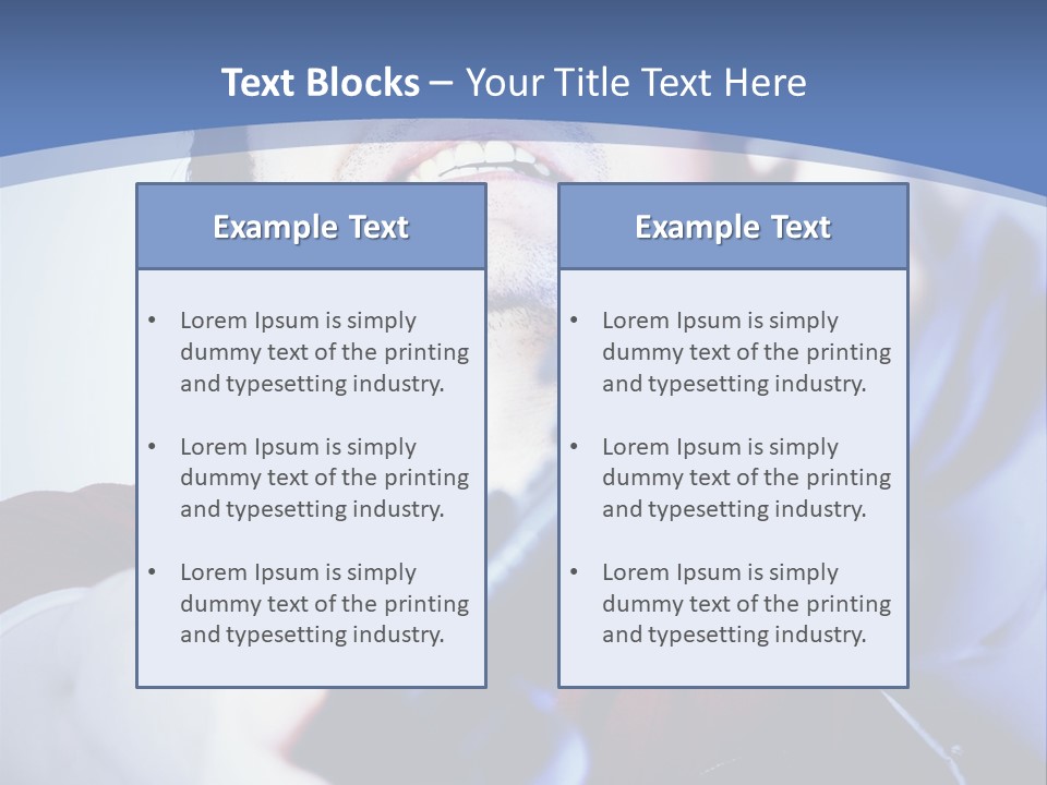 Attentive Intent Gaze PowerPoint Template