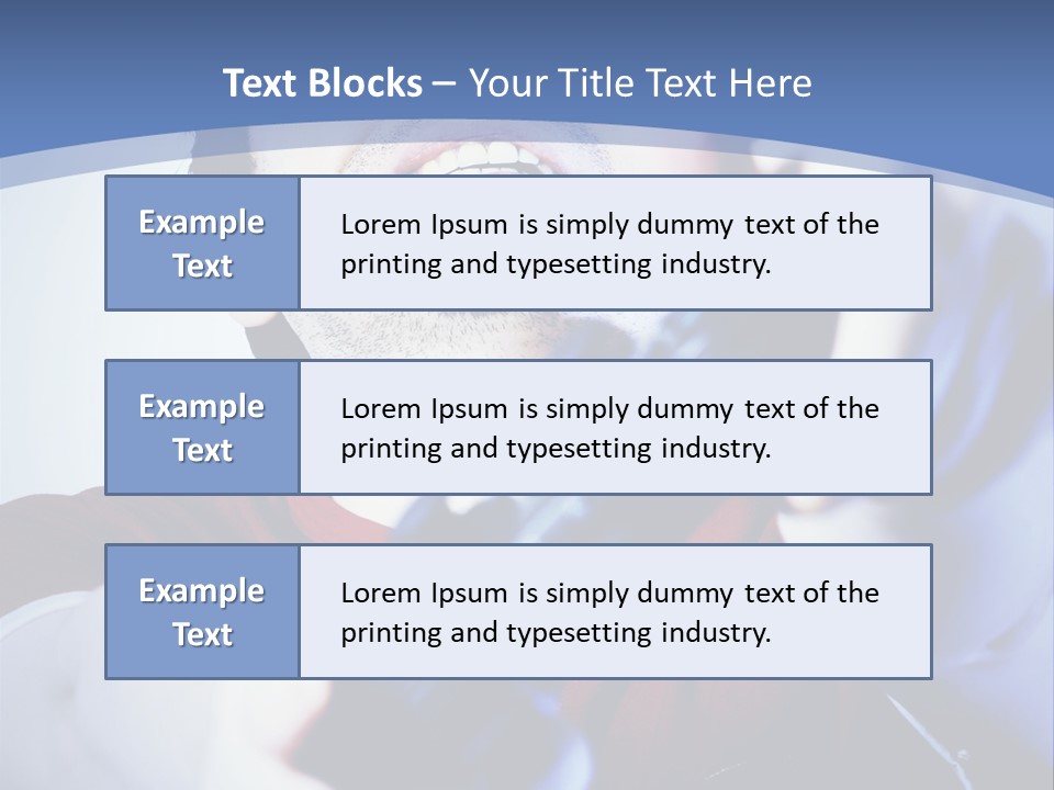 Attentive Intent Gaze PowerPoint Template