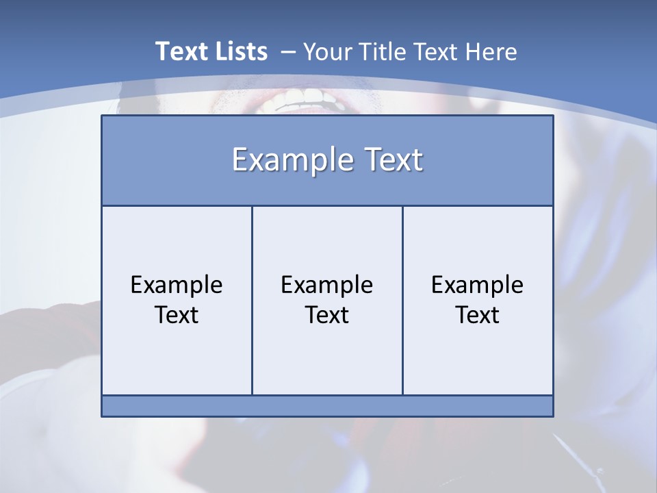 Attentive Intent Gaze PowerPoint Template