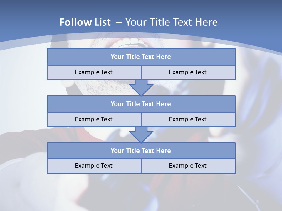 Attentive Intent Gaze PowerPoint Template
