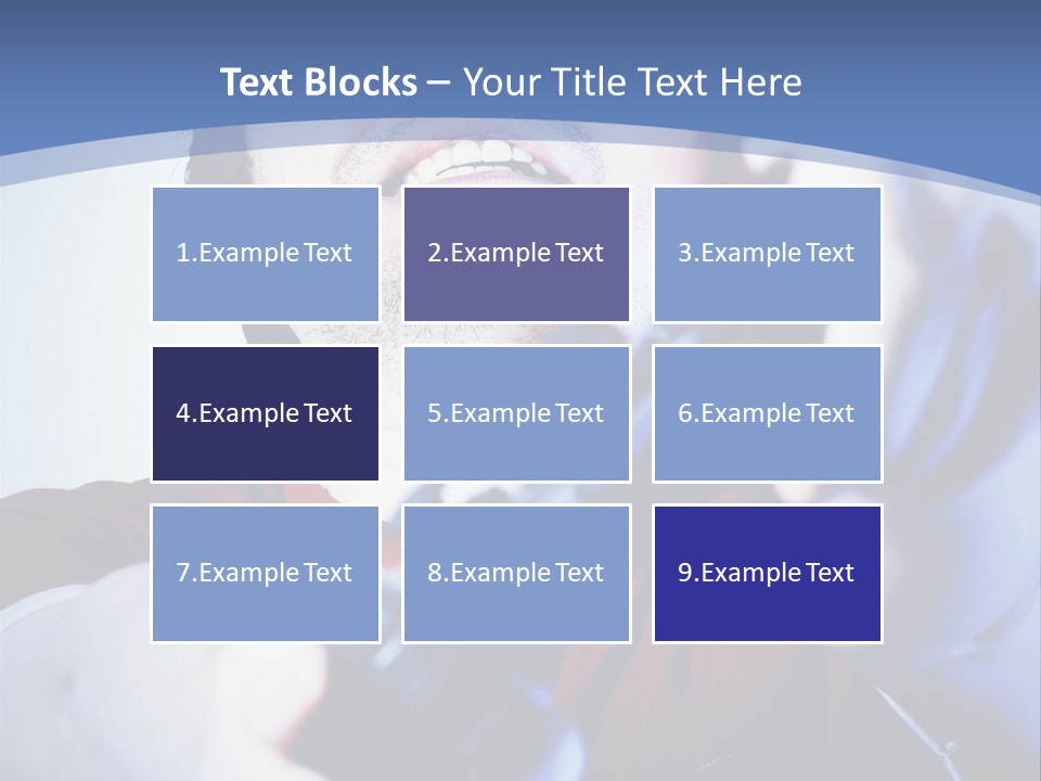Attentive Intent Gaze PowerPoint Template