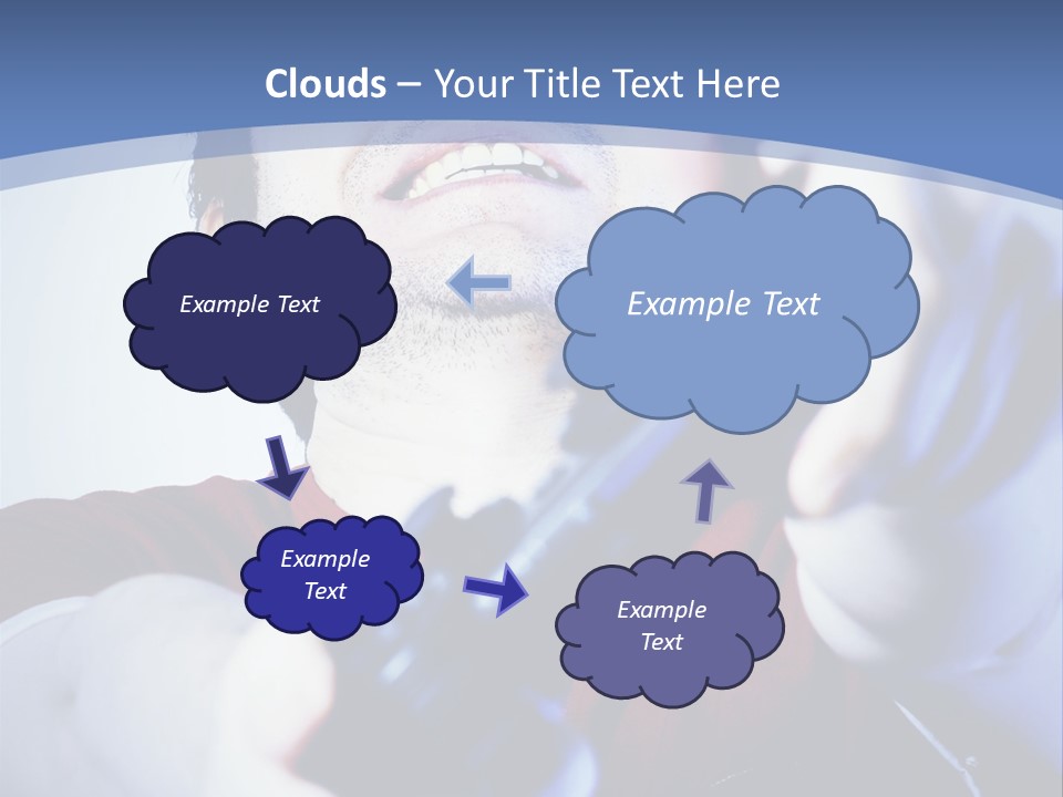 Attentive Intent Gaze PowerPoint Template