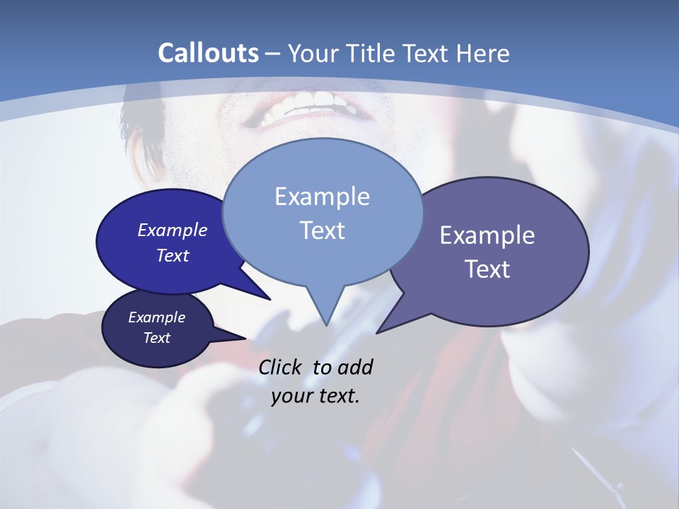 Attentive Intent Gaze PowerPoint Template