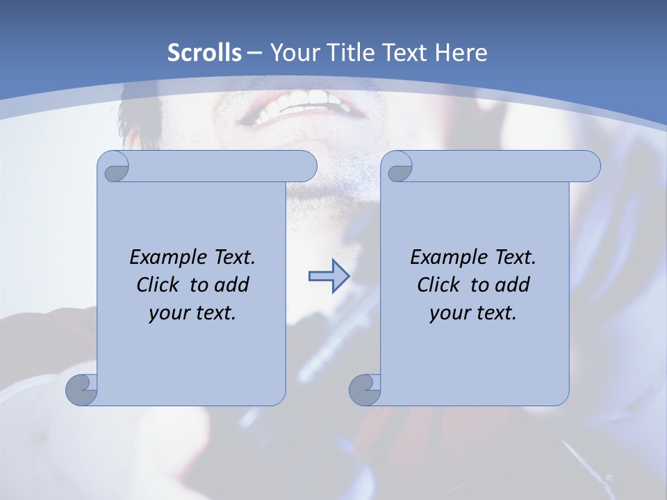 Attentive Intent Gaze PowerPoint Template