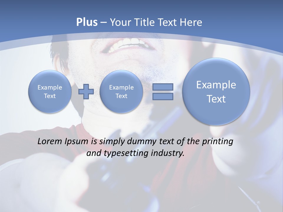Attentive Intent Gaze PowerPoint Template