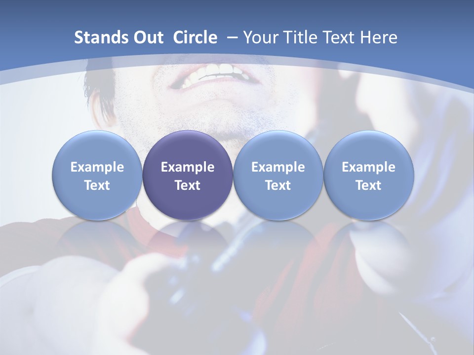 Attentive Intent Gaze PowerPoint Template