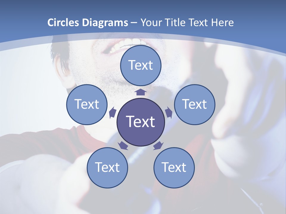 Attentive Intent Gaze PowerPoint Template