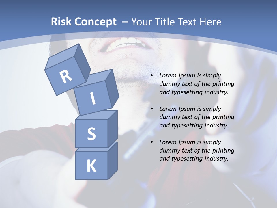 Attentive Intent Gaze PowerPoint Template