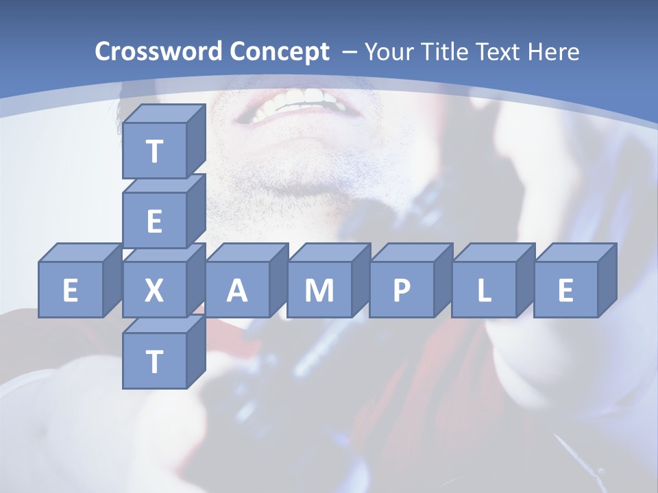Attentive Intent Gaze PowerPoint Template