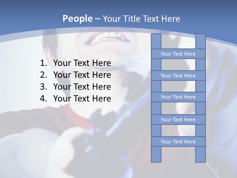 Attentive Intent Gaze PowerPoint Template