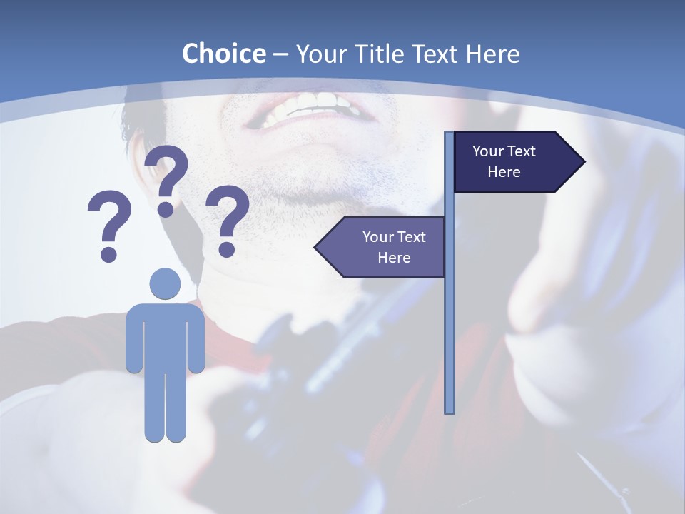 Attentive Intent Gaze PowerPoint Template