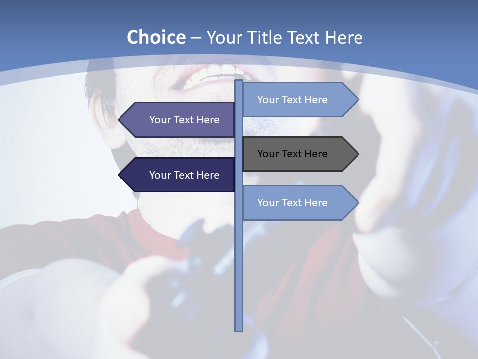 Attentive Intent Gaze PowerPoint Template