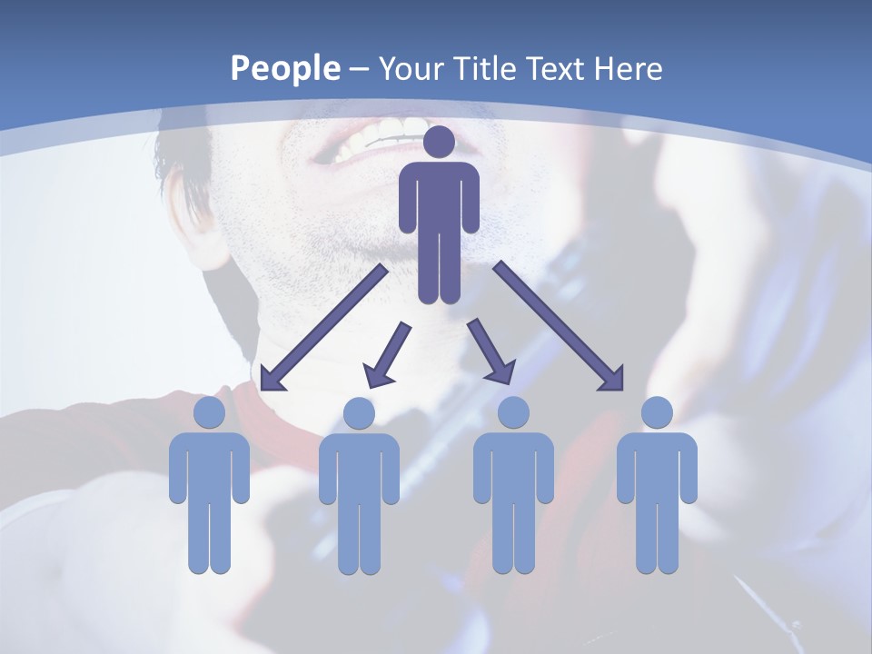 Attentive Intent Gaze PowerPoint Template