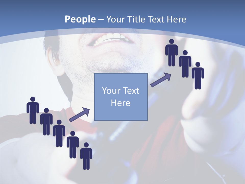 Attentive Intent Gaze PowerPoint Template