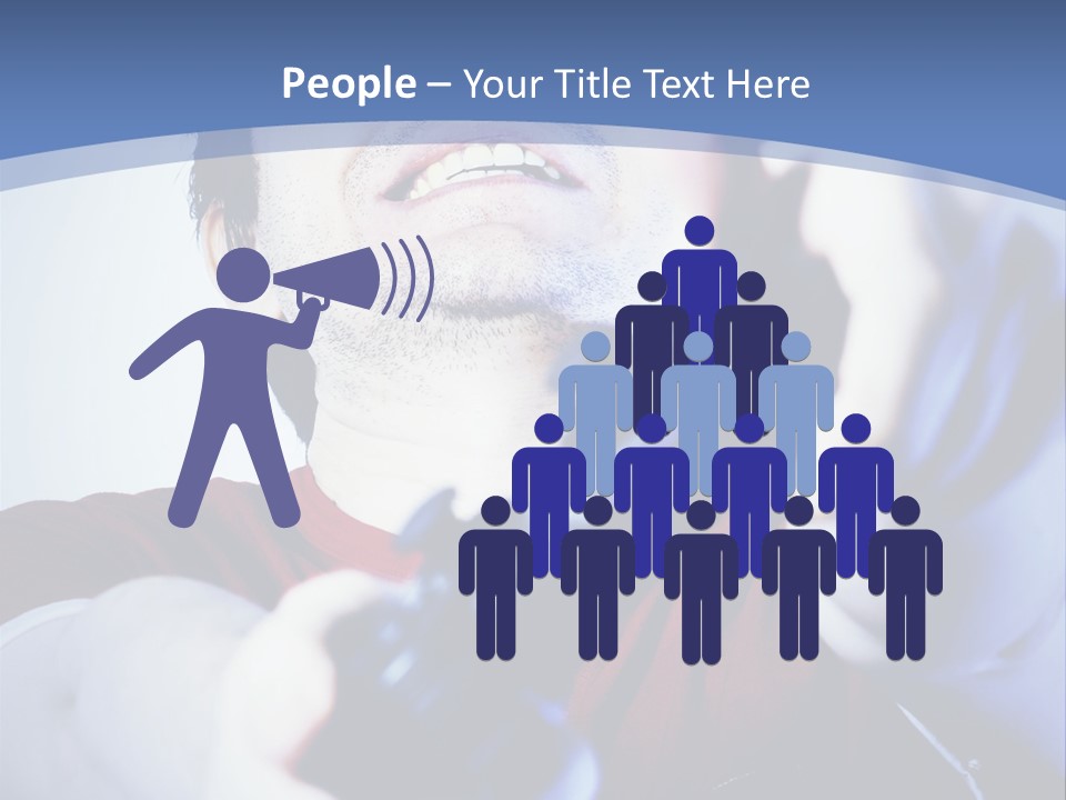 Attentive Intent Gaze PowerPoint Template