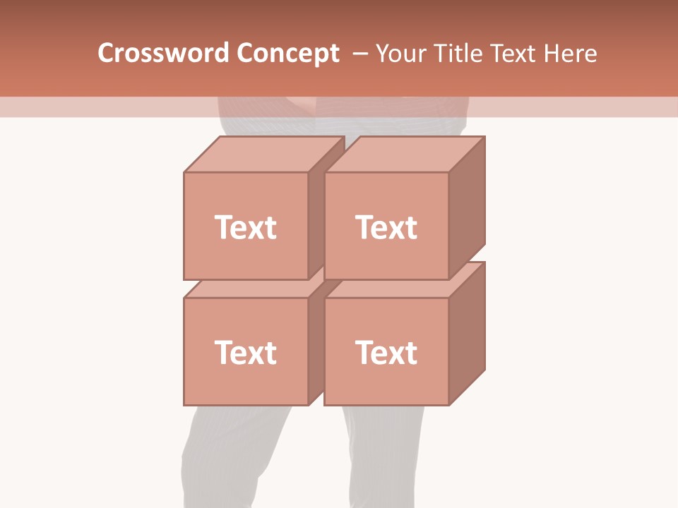 Folded Twenties Standing PowerPoint Template