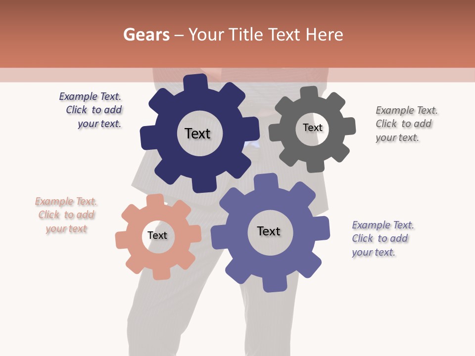 Folded Twenties Standing PowerPoint Template