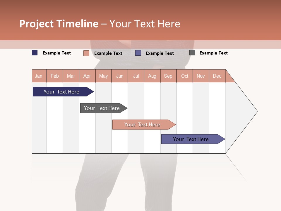 Folded Twenties Standing PowerPoint Template