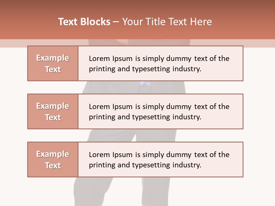 Folded Twenties Standing PowerPoint Template