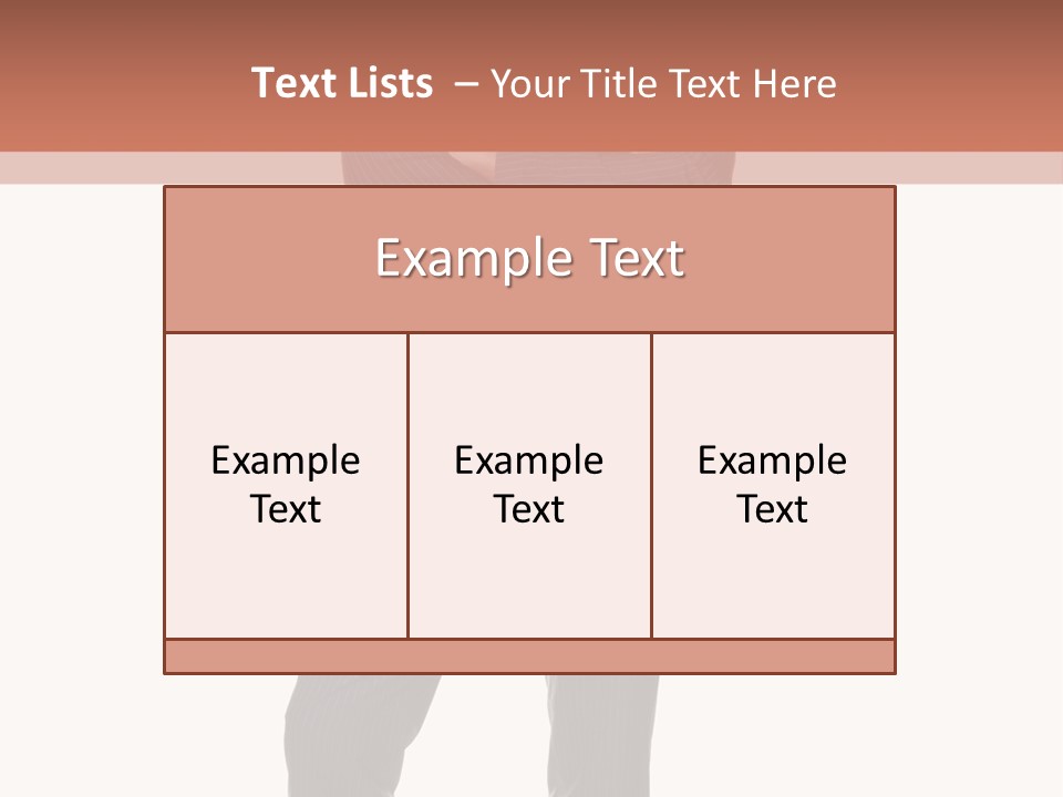Folded Twenties Standing PowerPoint Template
