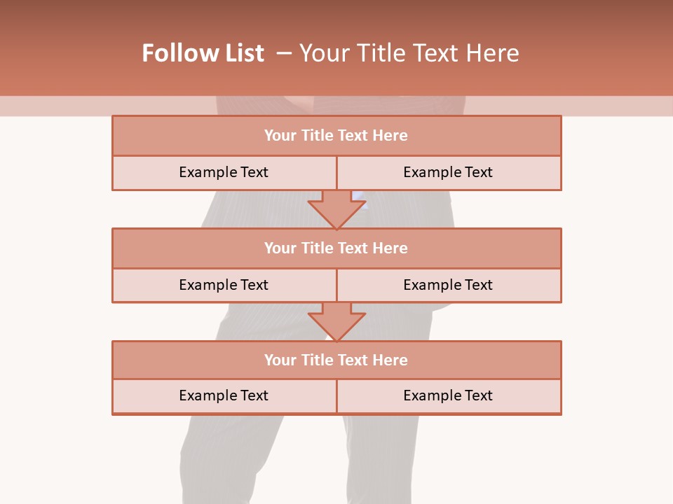Folded Twenties Standing PowerPoint Template