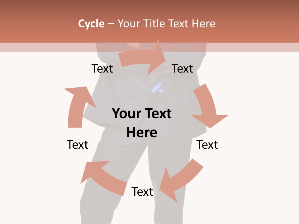 Folded Twenties Standing PowerPoint Template