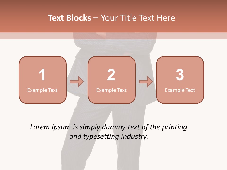 Folded Twenties Standing PowerPoint Template