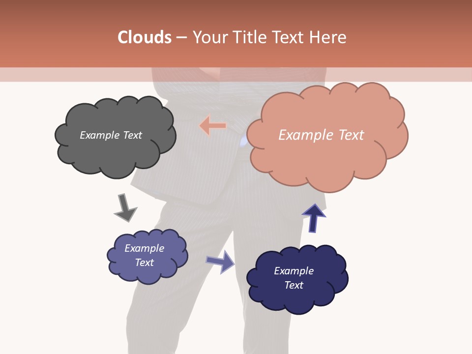 Folded Twenties Standing PowerPoint Template