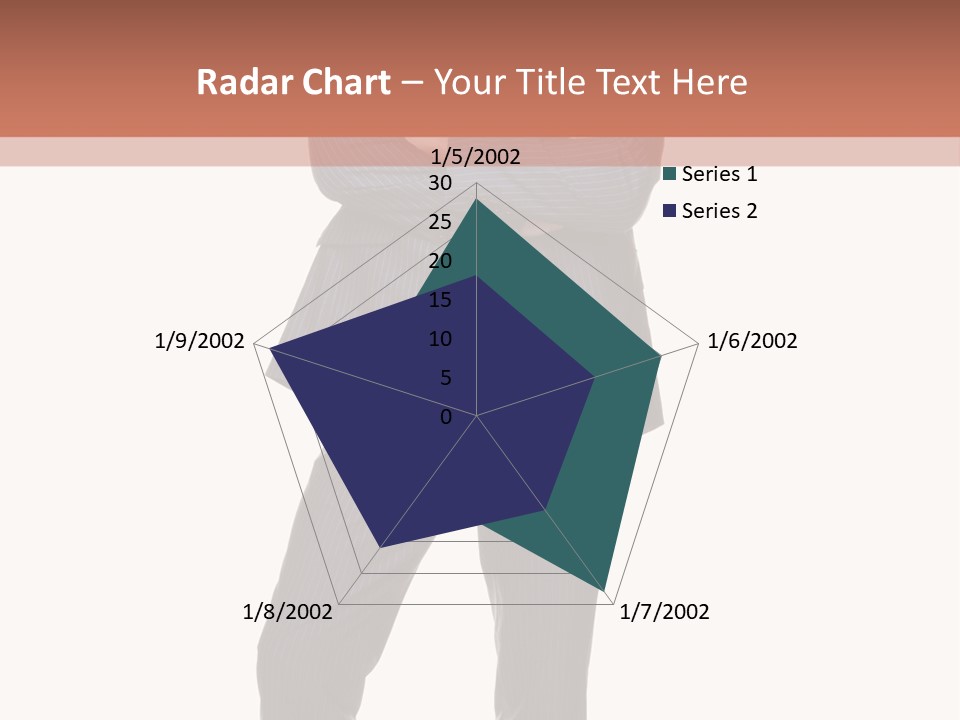 Folded Twenties Standing PowerPoint Template