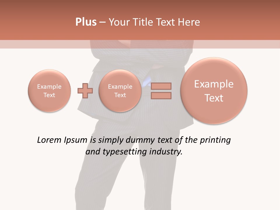 Folded Twenties Standing PowerPoint Template