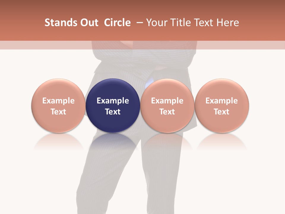 Folded Twenties Standing PowerPoint Template