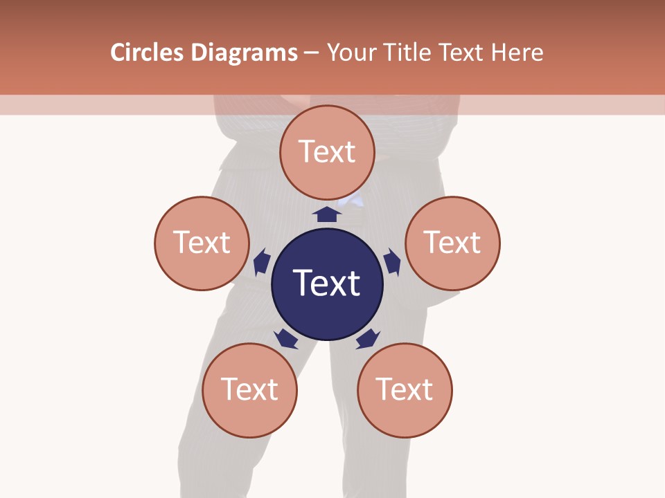 Folded Twenties Standing PowerPoint Template