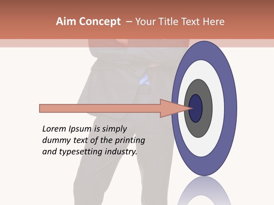 Folded Twenties Standing PowerPoint Template