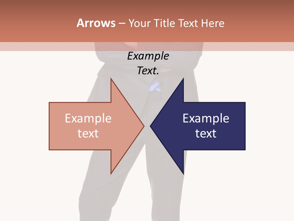 Folded Twenties Standing PowerPoint Template