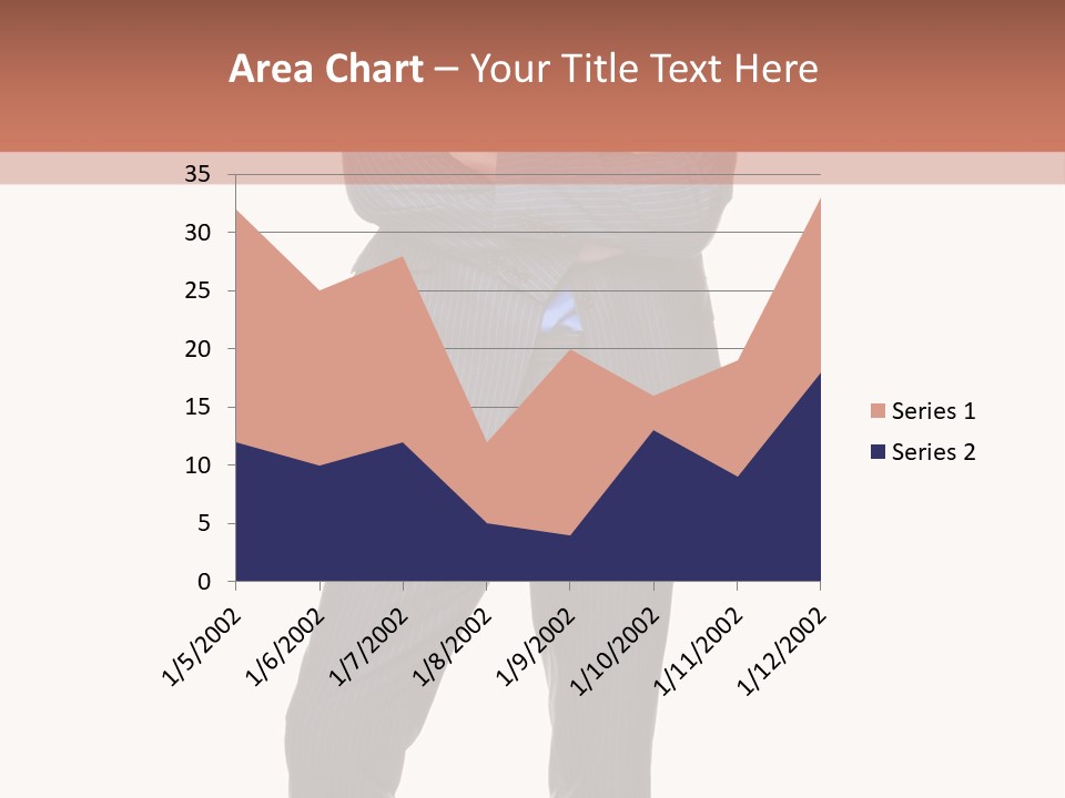 Folded Twenties Standing PowerPoint Template