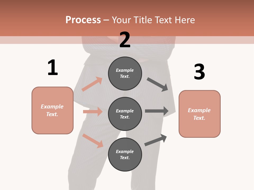 Folded Twenties Standing PowerPoint Template