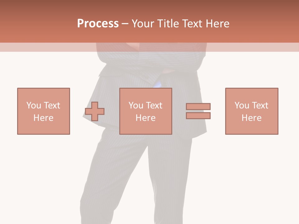 Folded Twenties Standing PowerPoint Template