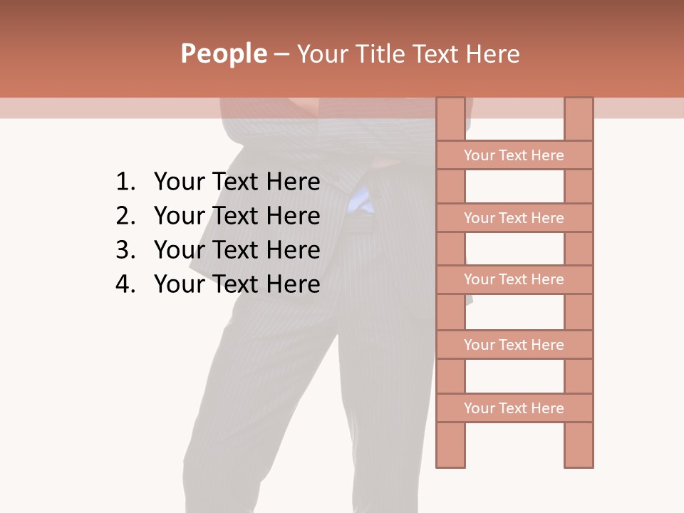 Folded Twenties Standing PowerPoint Template