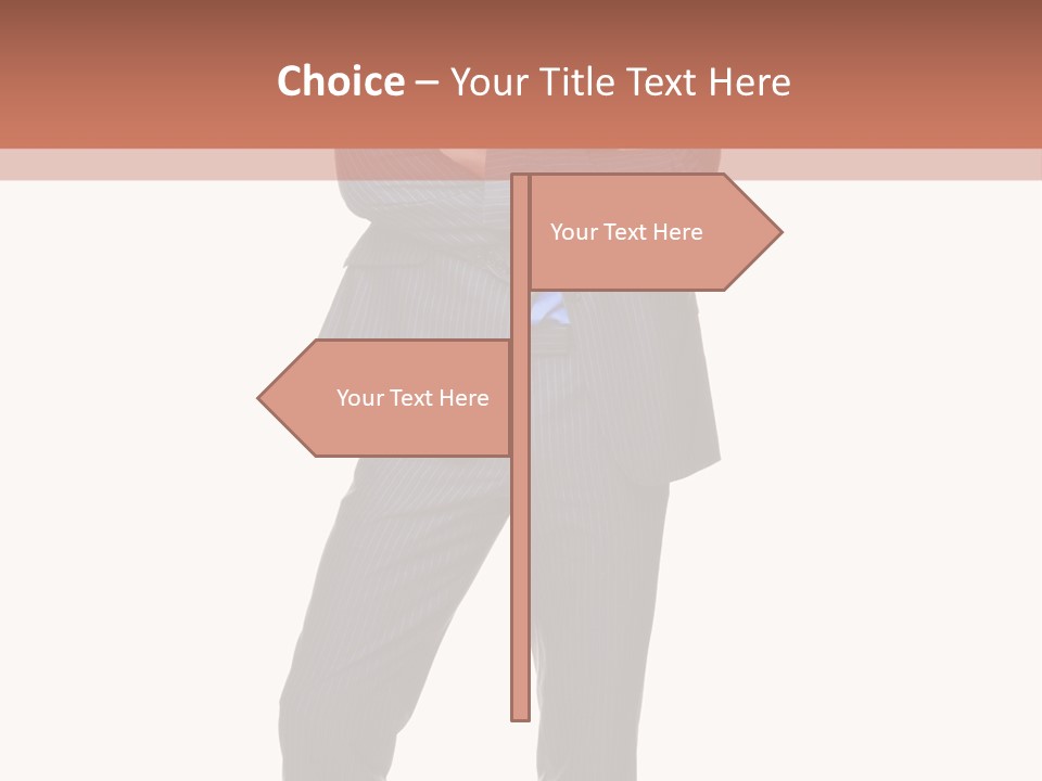 Folded Twenties Standing PowerPoint Template