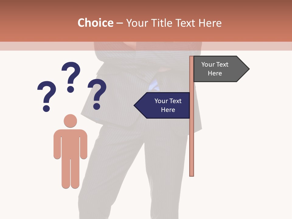 Folded Twenties Standing PowerPoint Template