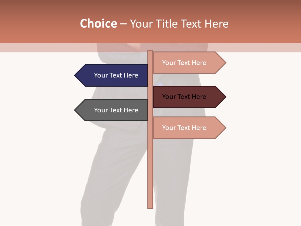 Folded Twenties Standing PowerPoint Template