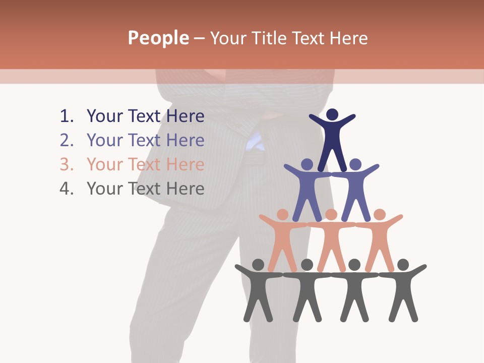 Folded Twenties Standing PowerPoint Template