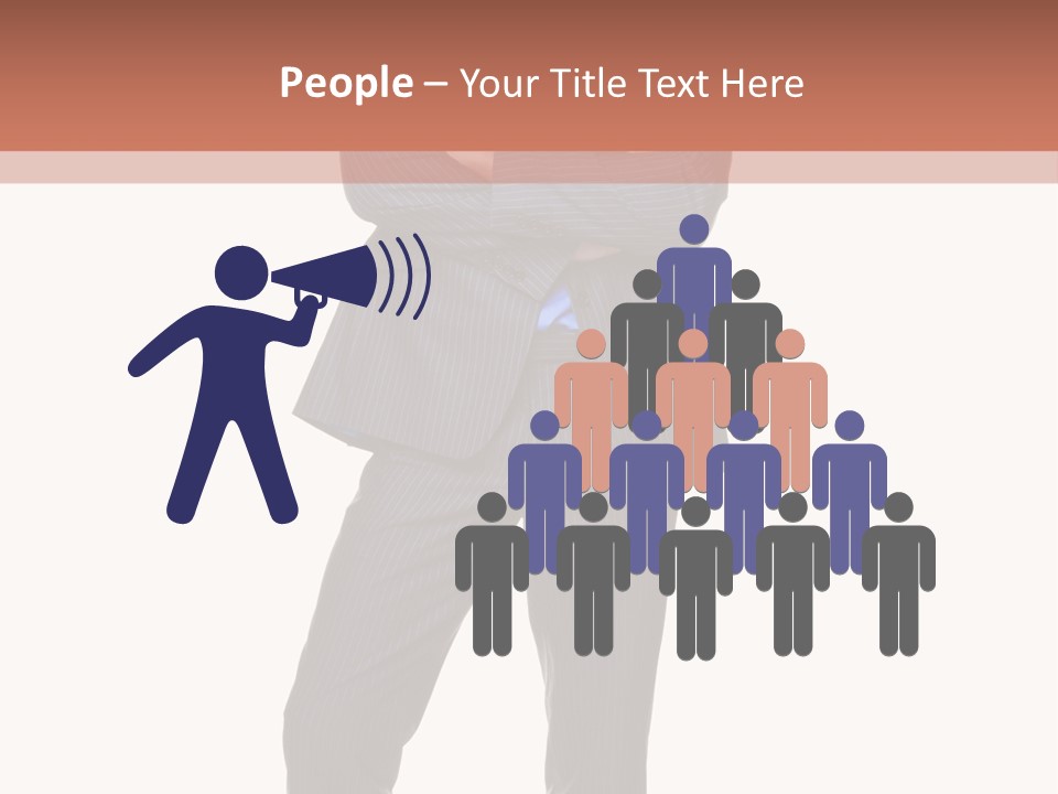 Folded Twenties Standing PowerPoint Template