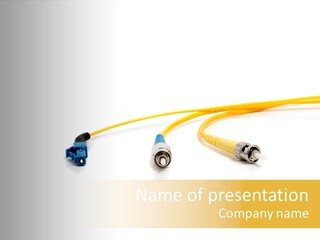 Provider Connection Yellow PowerPoint Template