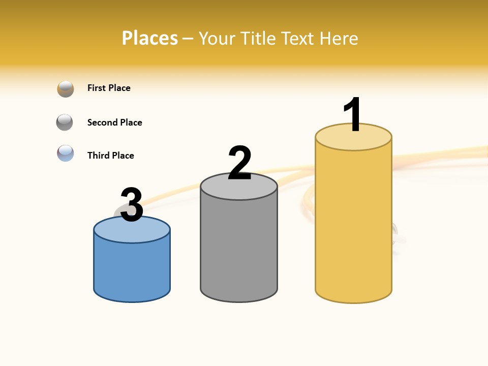 Provider Connection Yellow PowerPoint Template