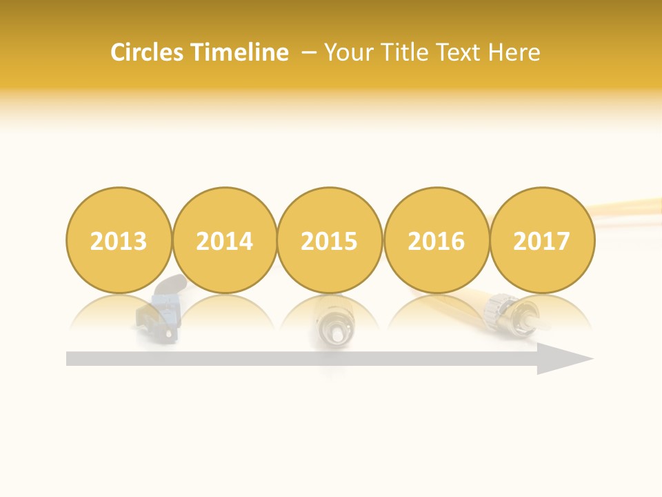 Provider Connection Yellow PowerPoint Template